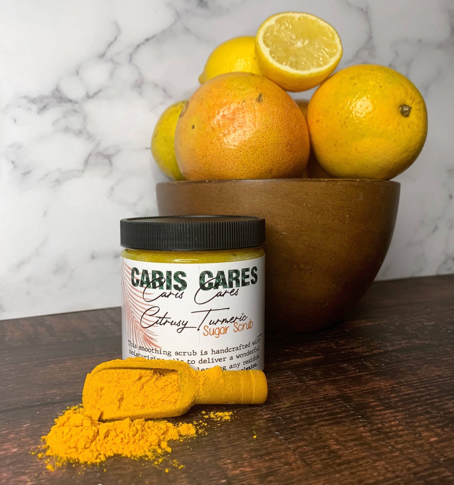 Citrus + Turmeric Sugar Scrub