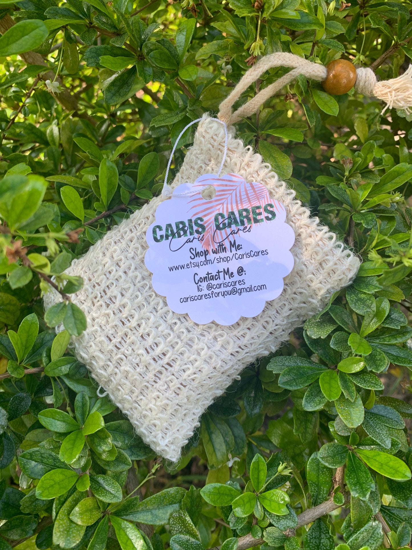 Sisal Exfoliating Soap Bag